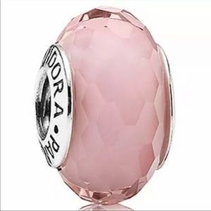 Authentic Pandora FASCINATING PINK 791068 Murano Glass Bead
